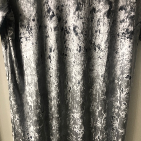 Double Zero Grey Velvet Dress - Picture 6 of 7